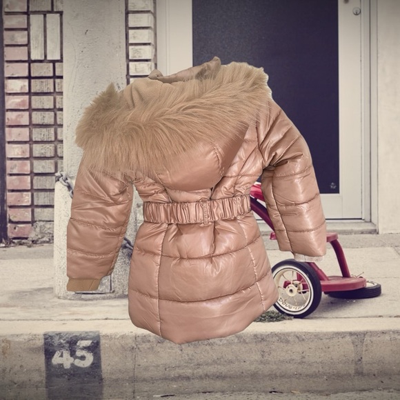 Calvin Klein Little Girl’s Hooded Jacket - Picture 2 of 3